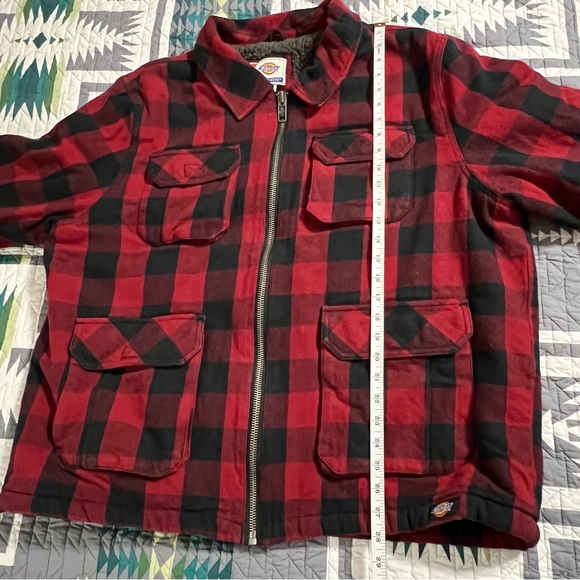 Dickies Buffalo Plaid Full-Zip Work Jacket / Chore Coat - Picture 7 of 9